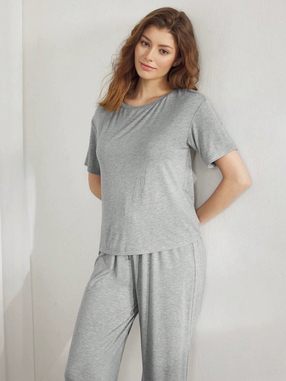 ZARA Spring Summer Simple Chic 2-Piece Loungewear Set Casual Commute